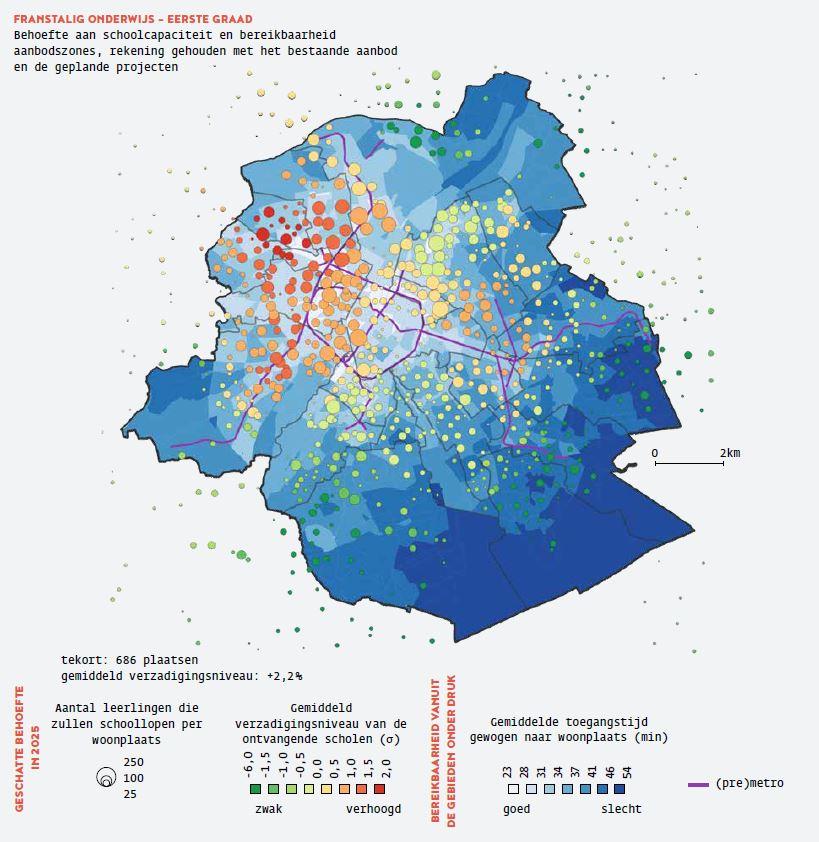 Source : calculs IGEAT d'après données ETNIC, Vlaamse Overheid, IBSA, Service École de perspective.brussels, Bruxelles Mobilité et STIB. (CCBY) Brussels Studies Institute, ULB IGEAT (P. Marissal & B. Wayens) & perspective.brussels - 2018