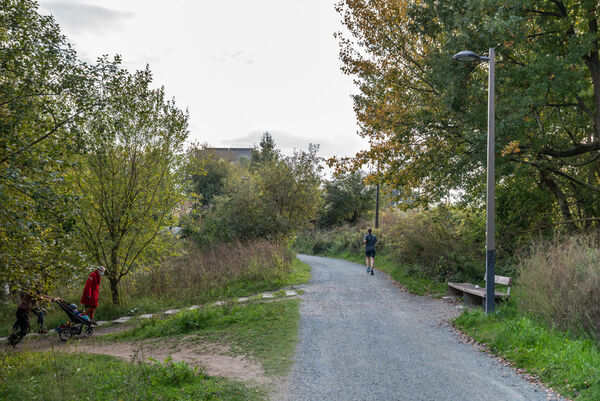 Un coureur dans le parc L28