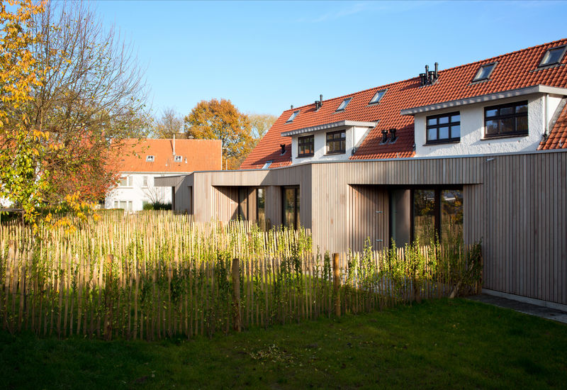 Housing under construction in Homorch 