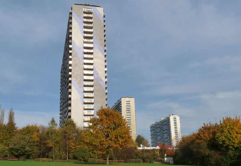 Grand immeuble, Boulevard Louis Mettewie (Molenbeek-Saint-Jean)