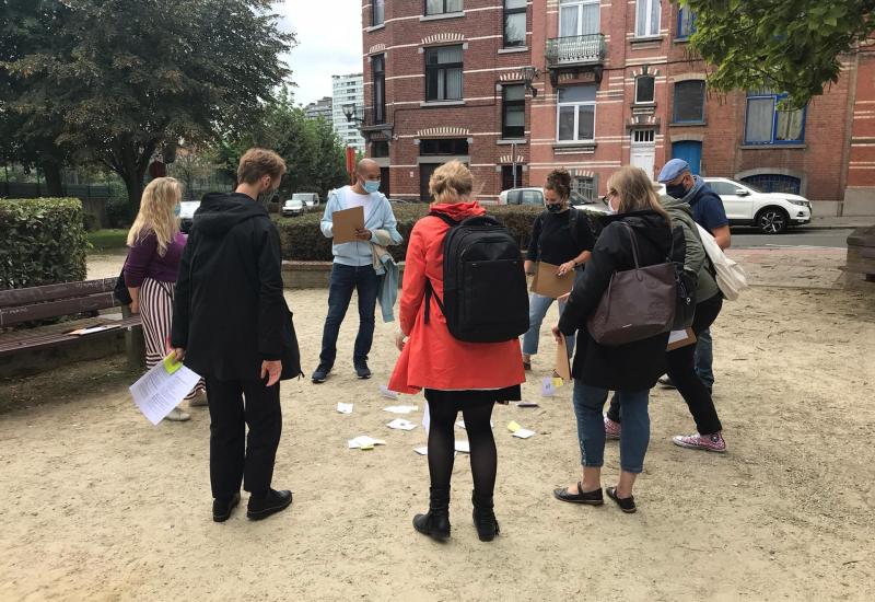 Rally op het terrein